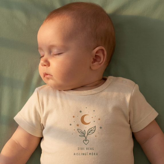 Cream Síol Beag Baby Bodysuit