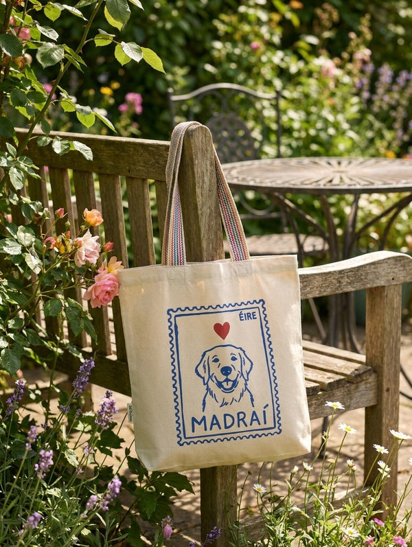 Madraí tote bag close-up detail