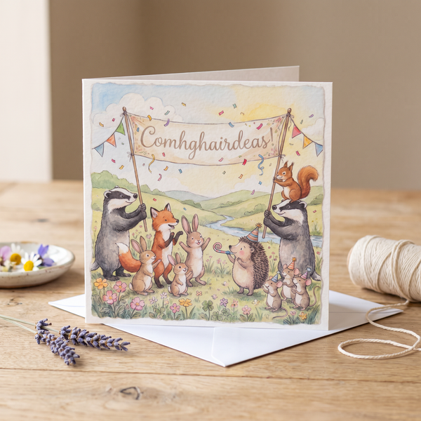 Comhghairdeas! Greeting Card - lifestyle product photo