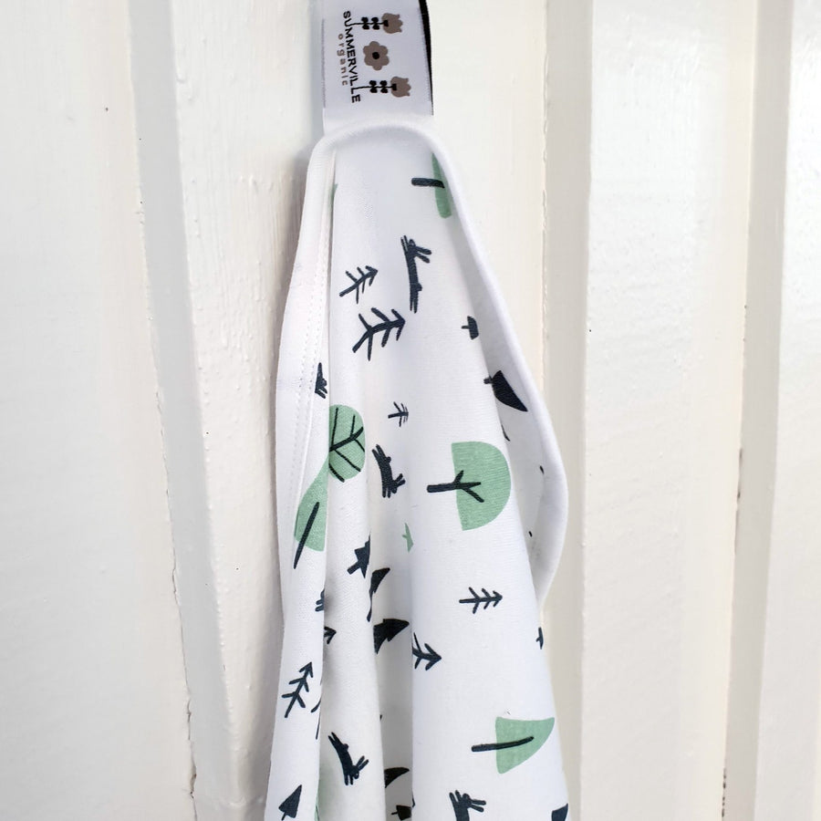 Summerville Organics forest print organic cotton baby blanket 6