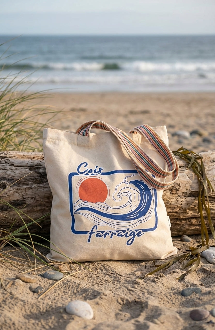 Cois Farraige Tote Bag - lifestyle scene