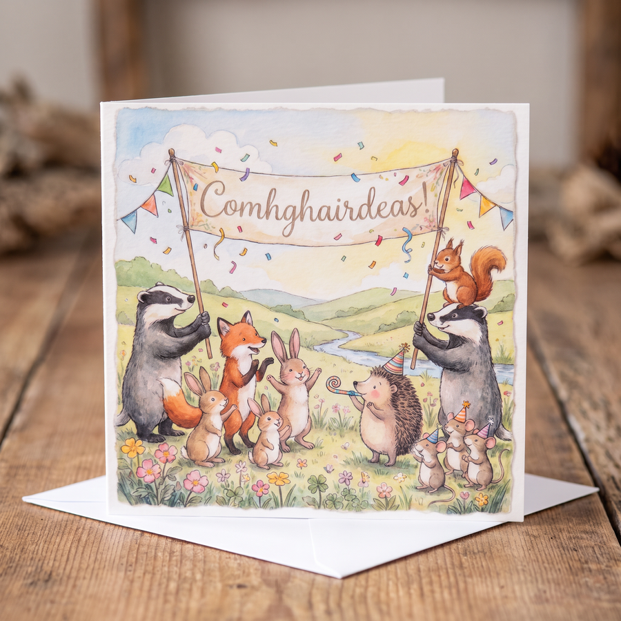 Comhghairdeas! Greeting Card - lifestyle product photo