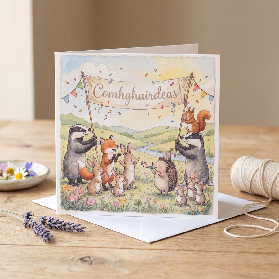 Comhghairdeas! Greeting Card - lifestyle product photo