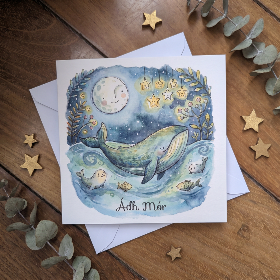 Ádh Mór Greeting Card - lifestyle product photo