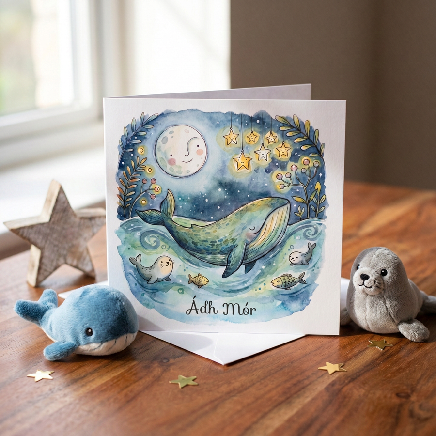Ádh Mór Greeting Card - lifestyle product photo