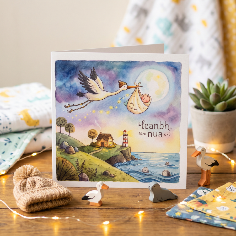Leanbh Nua Greeting Card - lifestyle product photo