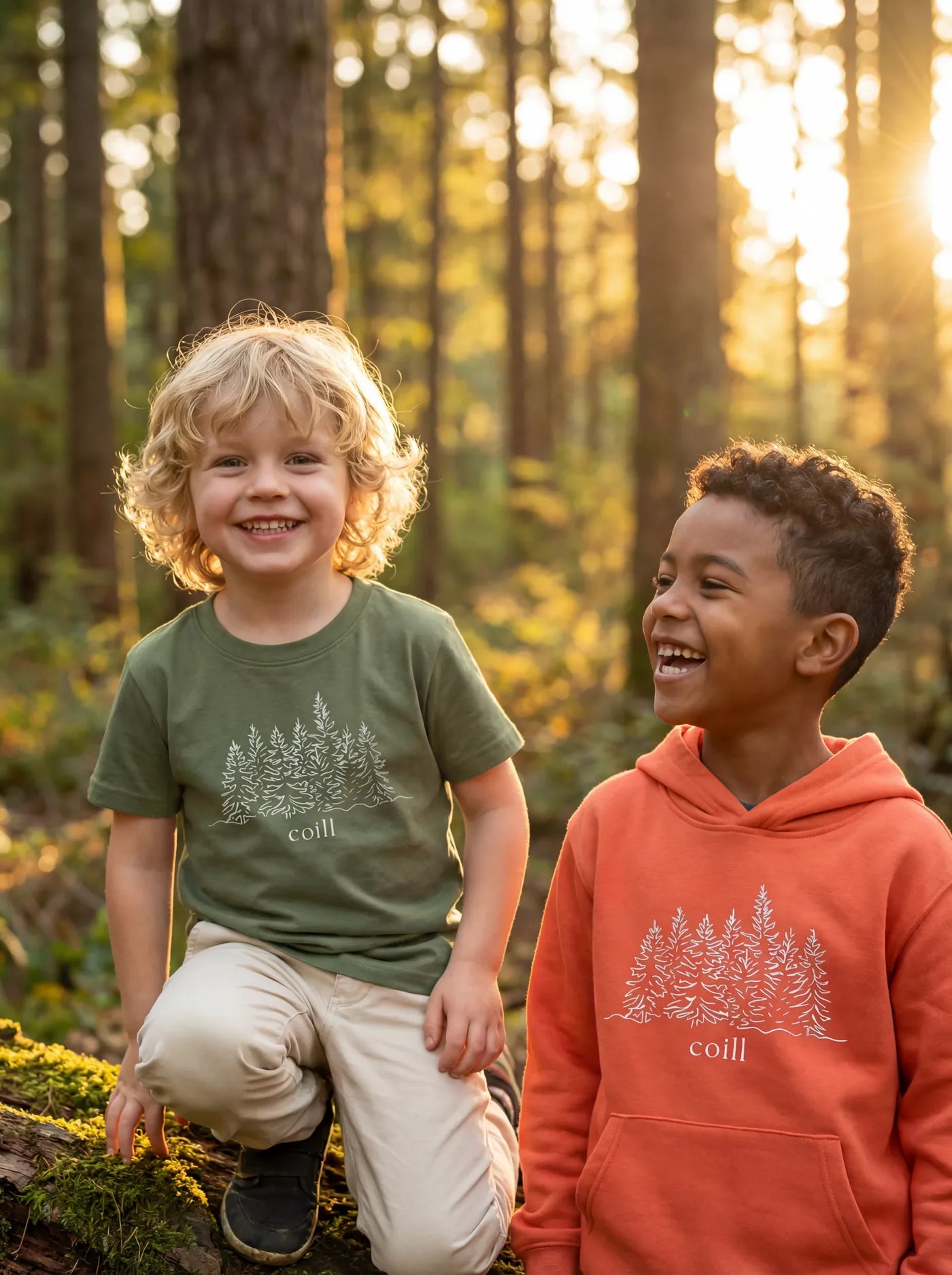 Glasóg children in nature